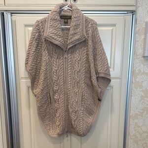 Cozy Cable Knit Sweater in Tan